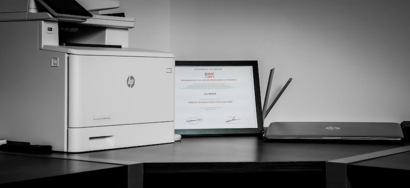 Homepagina printer en diploma